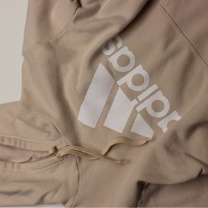 Light pink adidas hoodie